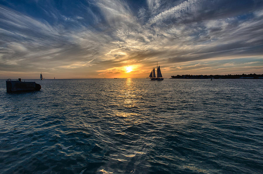 Key West Sunset Photograph by John Hoey