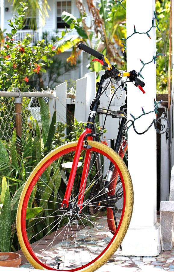 Key West X-mas Bike Photograph