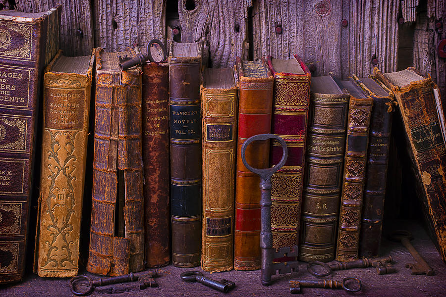 Keys and Books Photograph by Garry Gay
