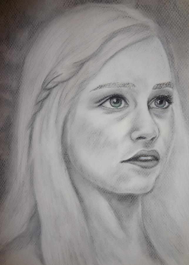 Khaleesi Drawing by Trishia Peterson