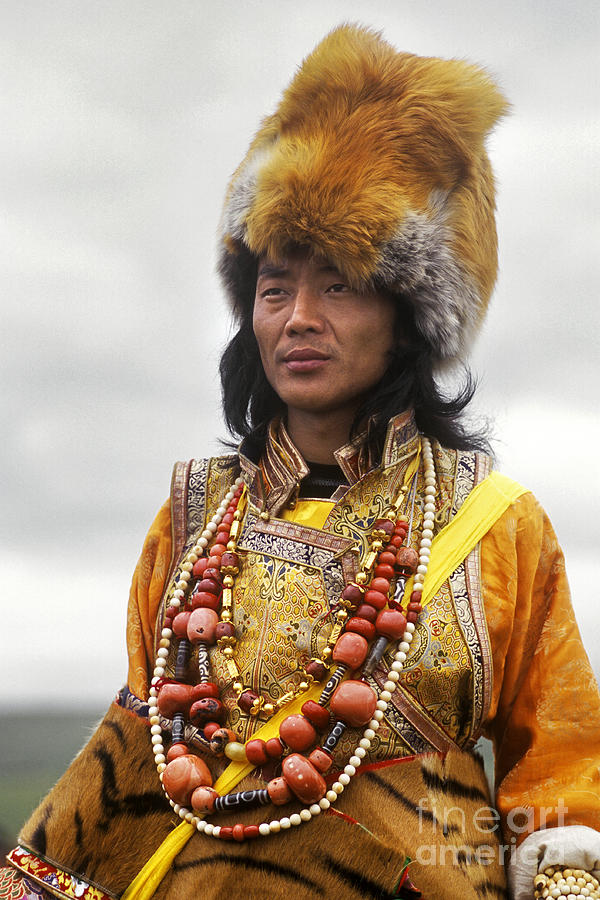 Khampa Warrior - Kham Tibet Photograph by Craig Lovell