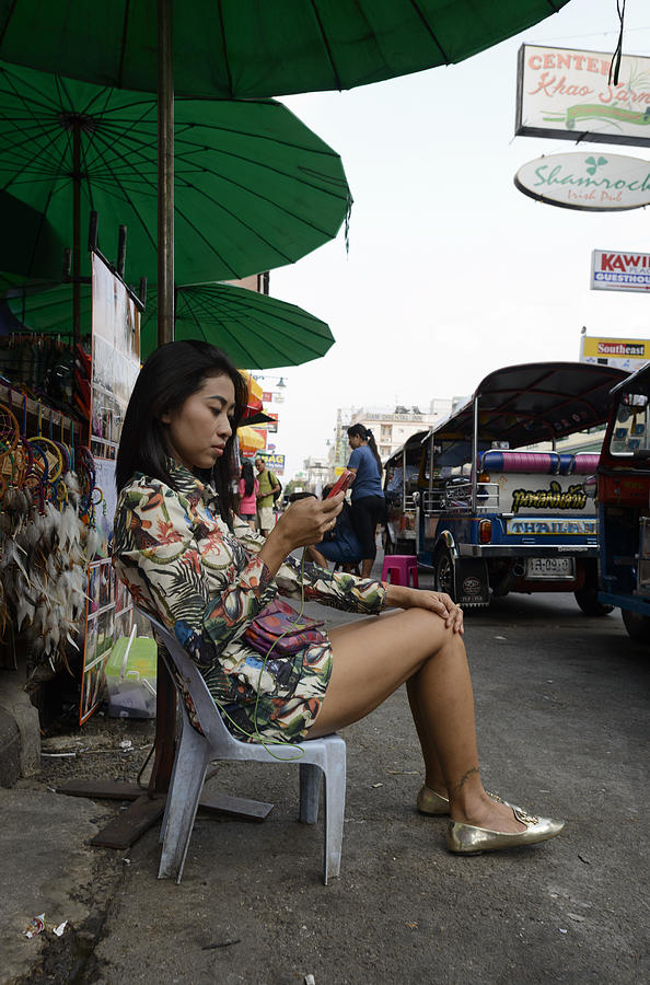 Khao San Road Market Photograph by Bob VonDrachek