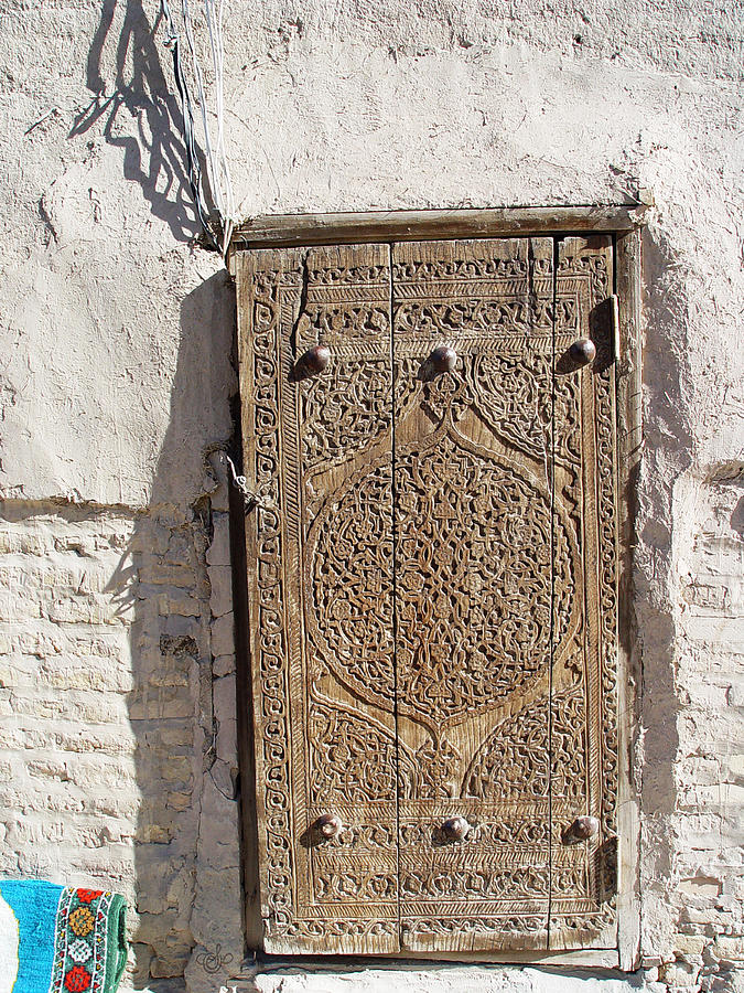 Khiva Door No.2 Photograph by Mamoun Sakkal