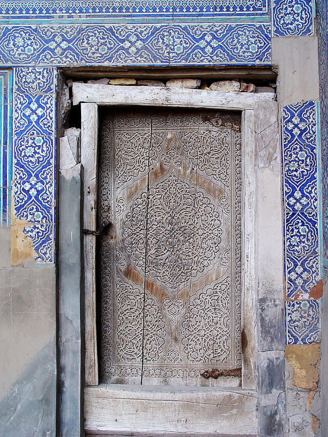 Khiva Door No.3 Photograph by Mamoun Sakkal