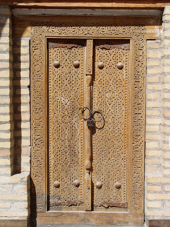 Khiva Door No.4 Photograph by Mamoun Sakkal