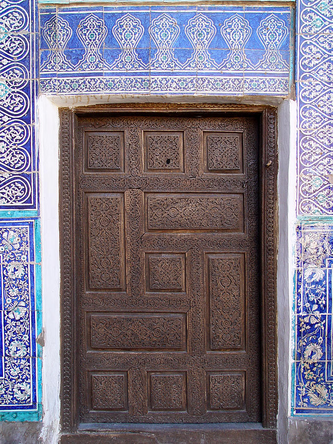 Khiva Door No.6 Photograph by Mamoun Sakkal