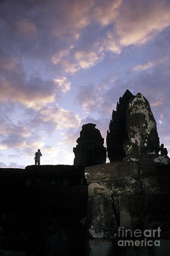 Khmer ruins at Angkor Wat Cambodia Photograph by Ryan Fox