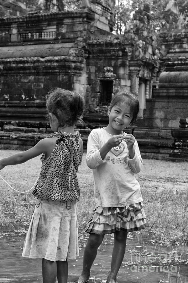 Khmer Smile Photograph by Joerg Lingnau