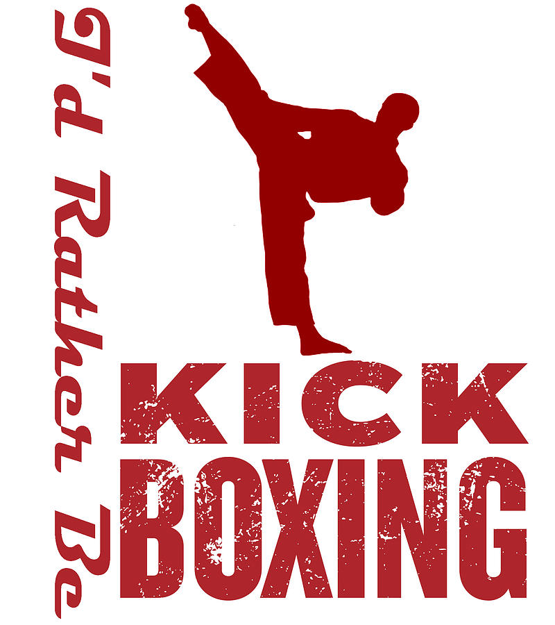 Kick Boxer Painting by MotionAge Designs