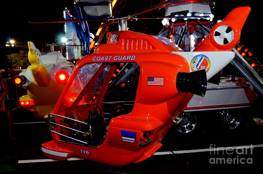 Kiddie Copter - Coast Guard Photograph
