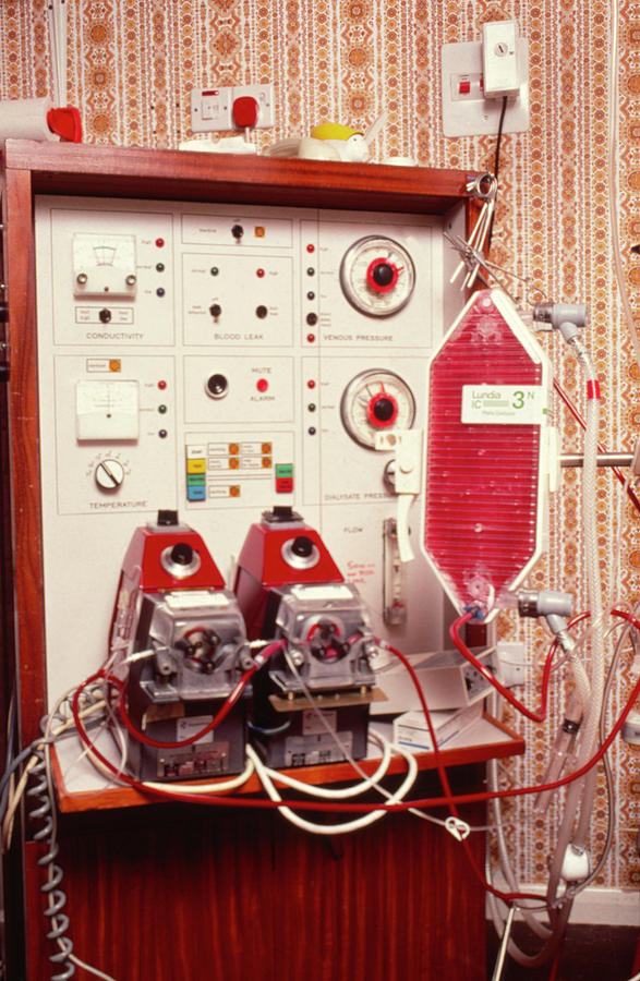 Kidney Machine Photograph by Chris Priest/science Photo Library