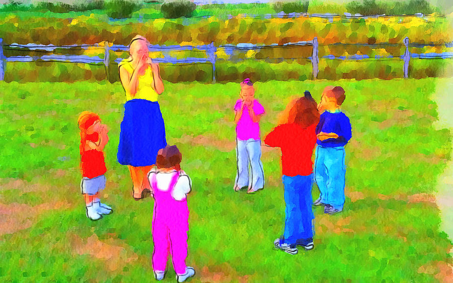 Kids Playing Digital Art by Yury Malkov - Fine Art America