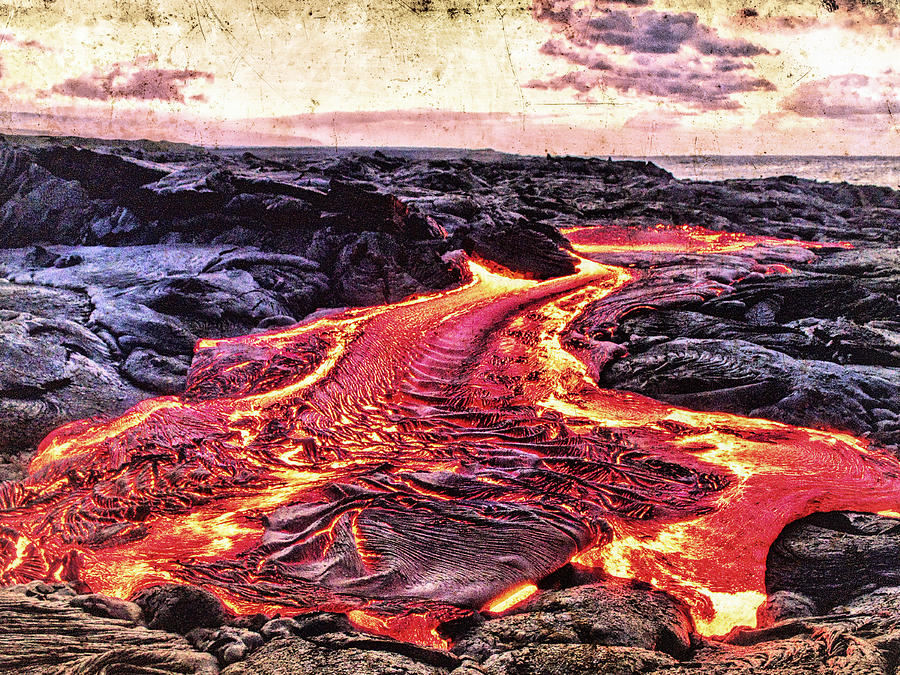 Kilauea Lava Flow Photograph by Dominic Piperata