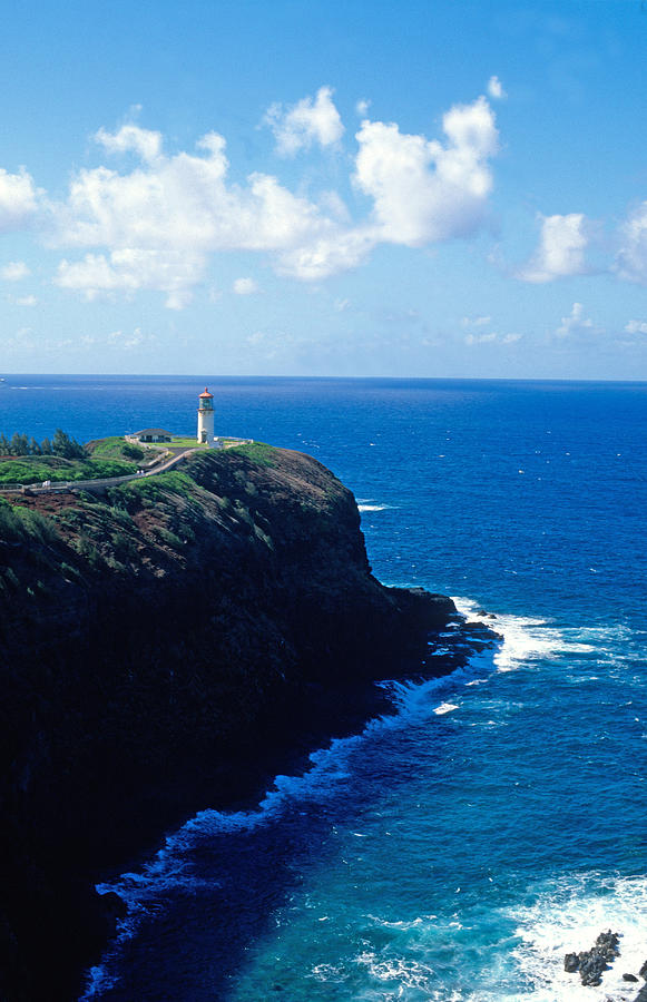 Lighthouse Photograph - Kilauea Lighthouse by Kathy Yates