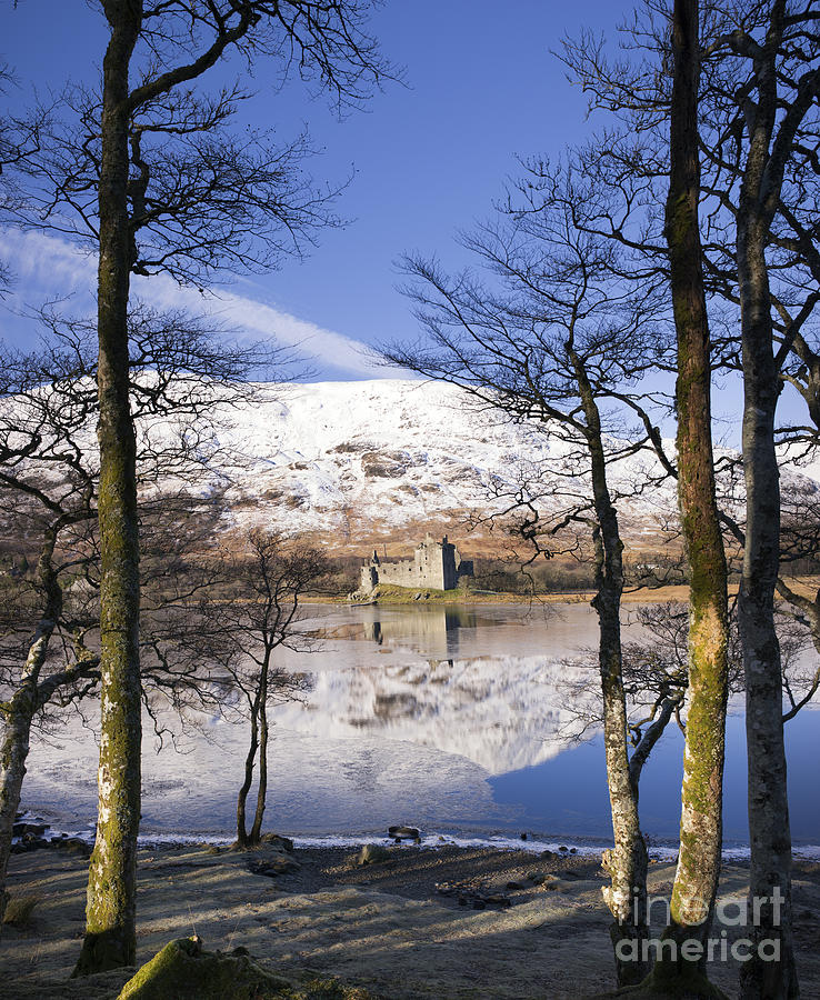 Winter Photograph - Kilchurn Castle Scotland by Tim Gainey