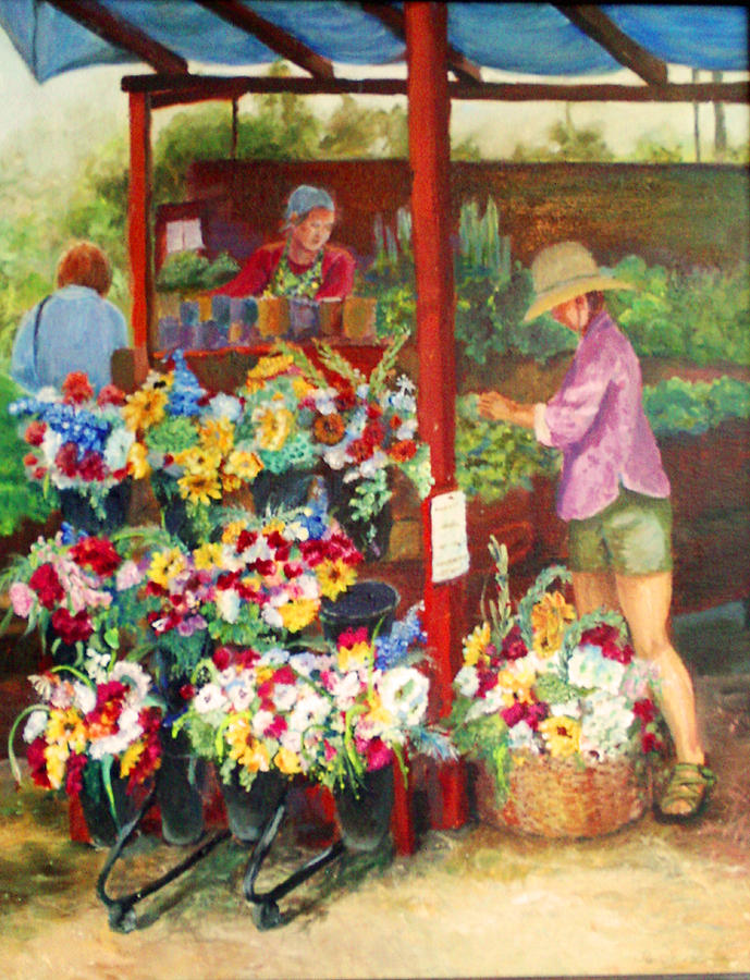 Killarney Farms Booth Painting by Harriett Masterson