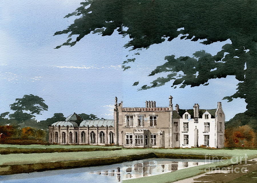 Killruddery House Bray Wicklow Painting by Val Byrne