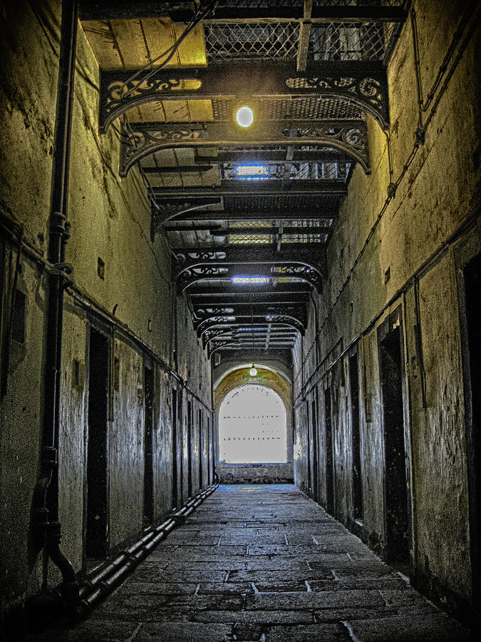 Kilmainham Gaol Cellblock Photograph by Robert Woodward