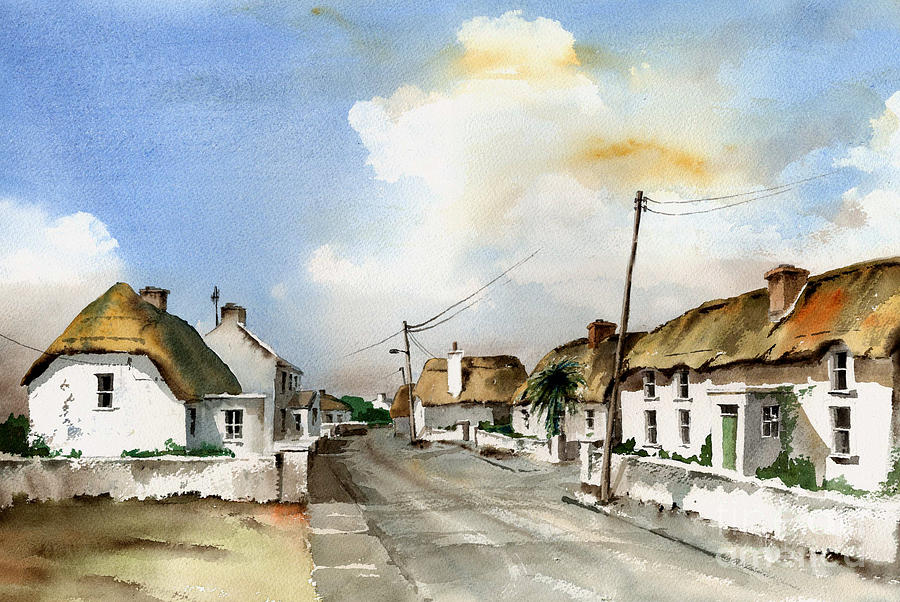Kilmore Quay Wexford Painting by Val Byrne