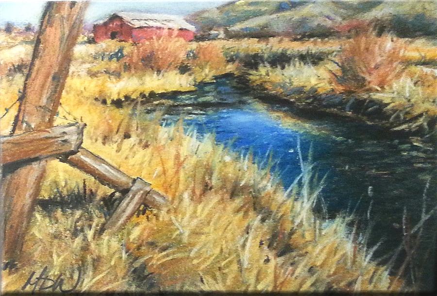 Kimball Creek Painting by Mike Worthen
