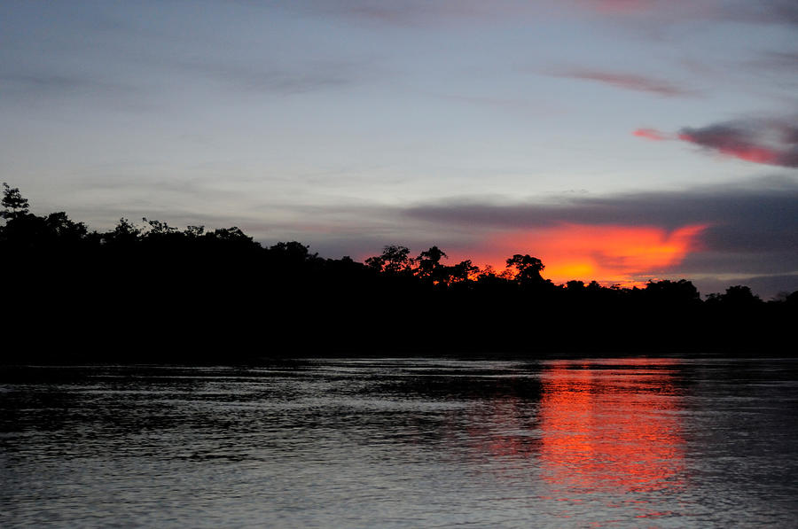 Kinabatangan River Sunset, Malaysia Photograph by Fletcher & Baylis