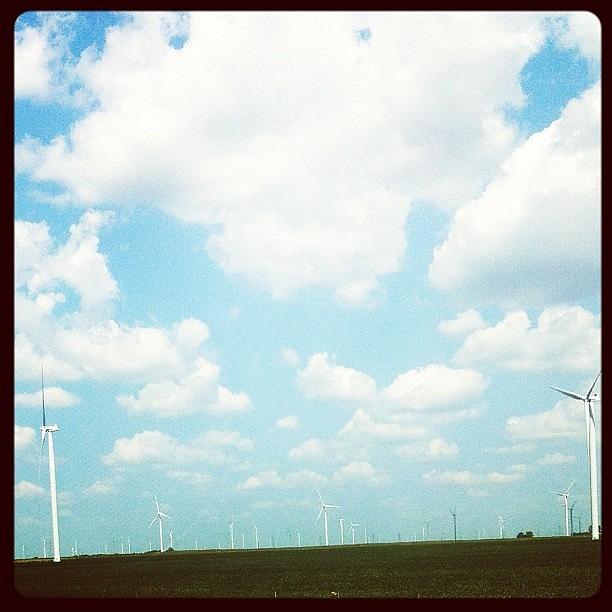 Windmills Photograph - Kinda Hard To See But Went To Indy This by Janelle Z