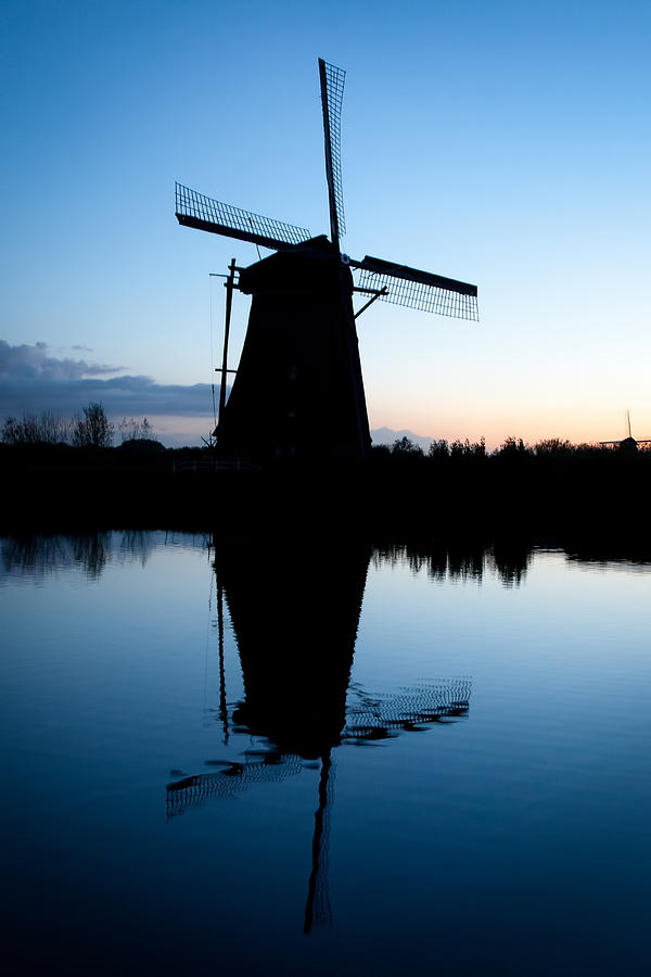 Landscape Photograph - Kinderdijk Dawn by Dave Bowman