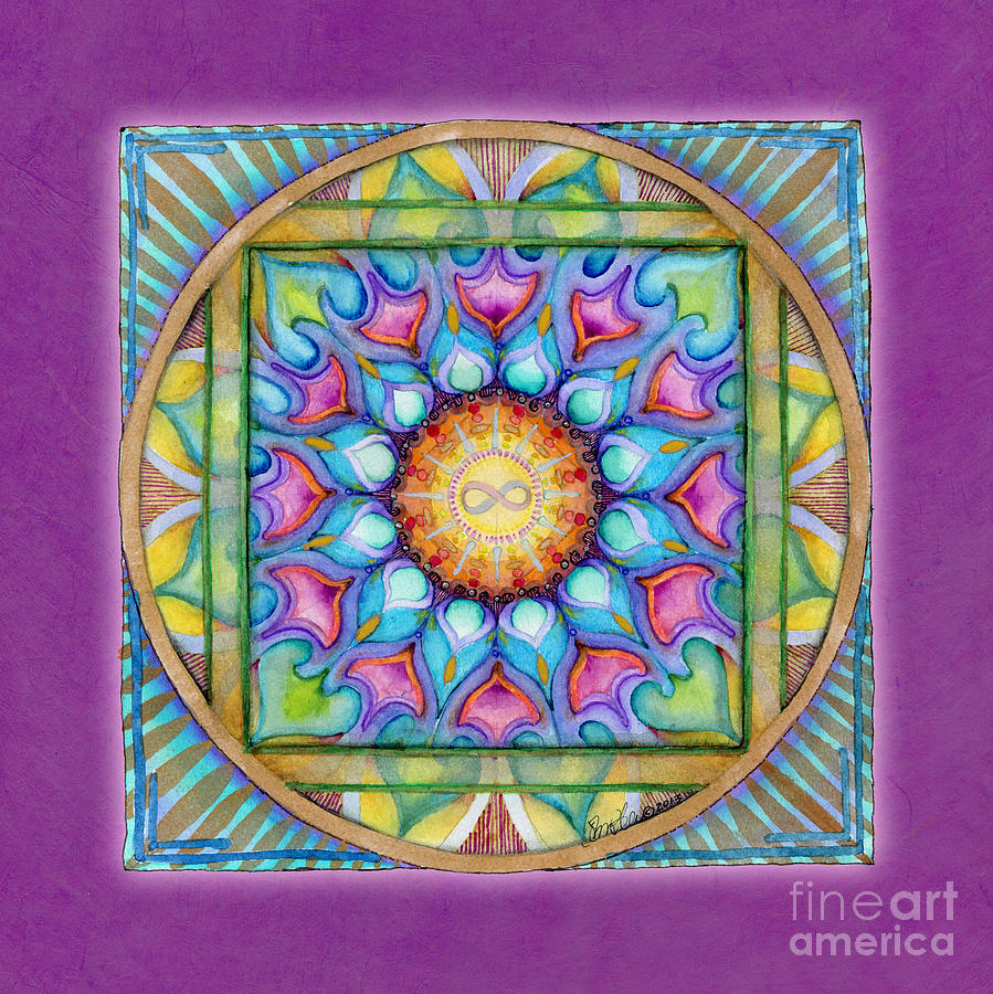 Kindness Mandala Painting by Jo Thomas Blaine