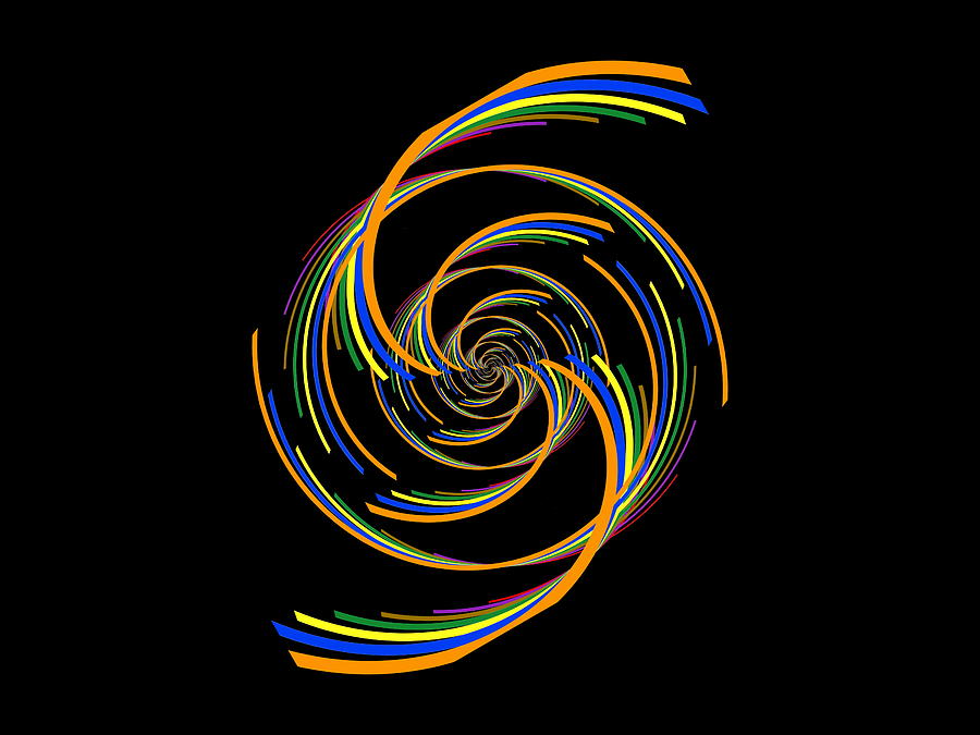 Kinetic Rainbow 1 Digital Art by Tim Allen