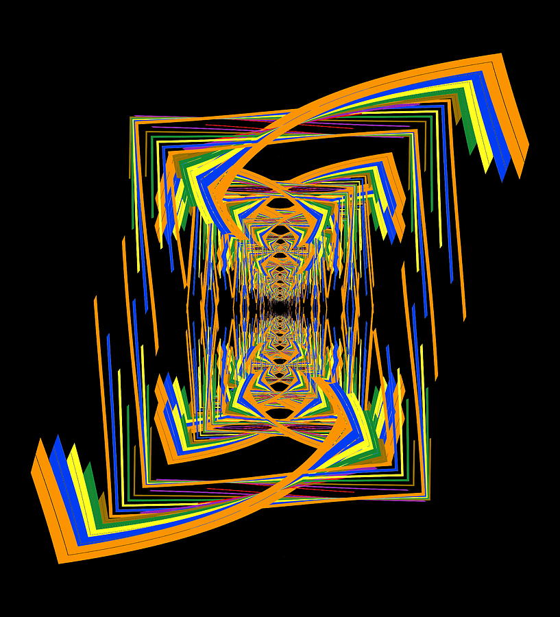 Kinetic Rainbow 14 Digital Art by Tim Allen