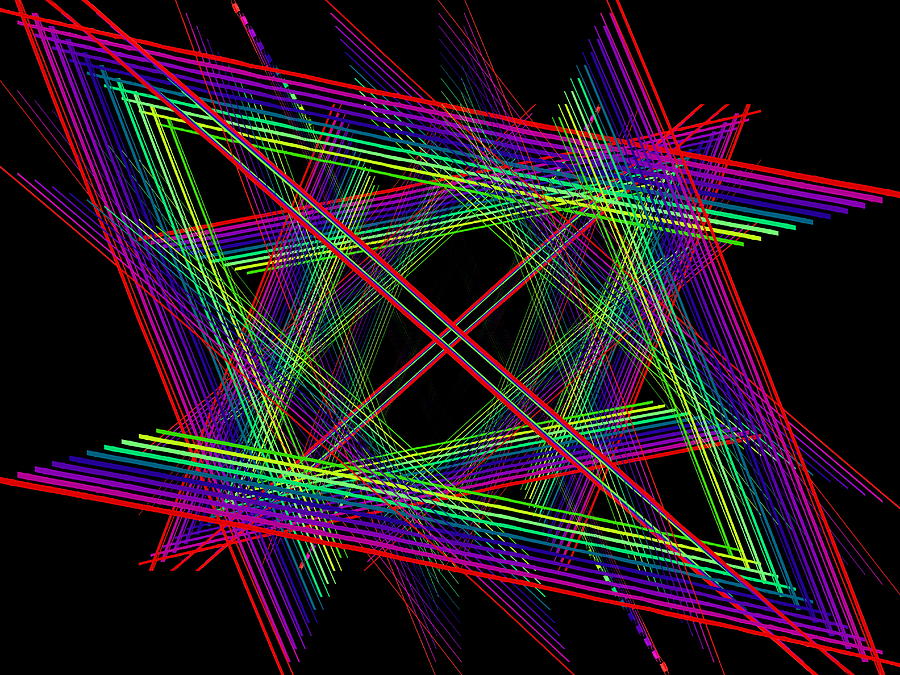 Kinetic Rainbow 20 Digital Art by Tim Allen