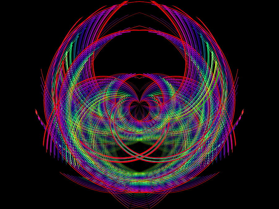 Kinetic Rainbow 21 Digital Art by Tim Allen