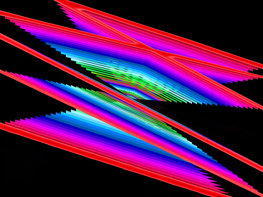 Kinetic Rainbow 22 Digital Art by Tim Allen