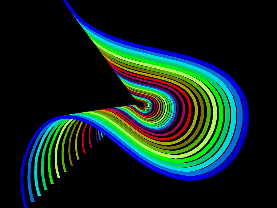 Kinetic Rainbow 24 Digital Art by Tim Allen