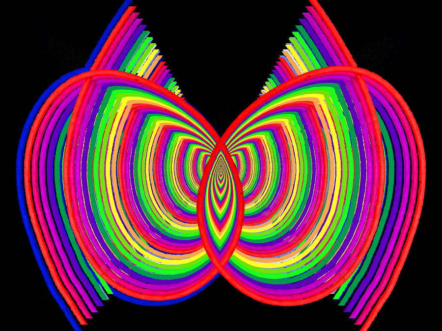 Kinetic Rainbow 27 Digital Art by Tim Allen