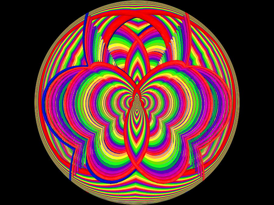 Kinetic Rainbow 28 Digital Art by Tim Allen