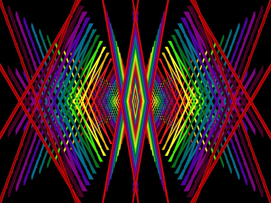 Kinetic Rainbow 29 Digital Art by Tim Allen