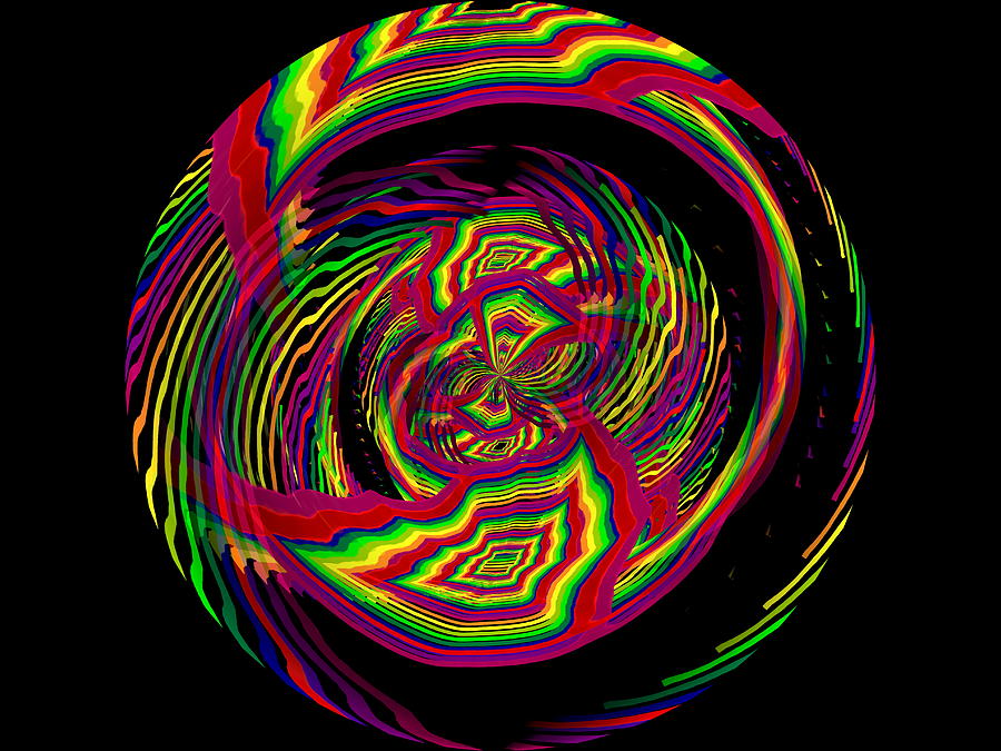Kinetic Rainbow 32 Digital Art by Tim Allen