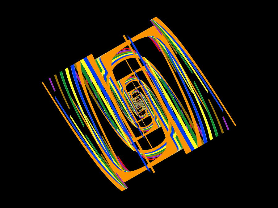 Kinetic Rainbow 4 Digital Art by Tim Allen