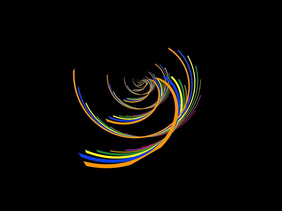 Kinetic Rainbow 5 Digital Art by Tim Allen