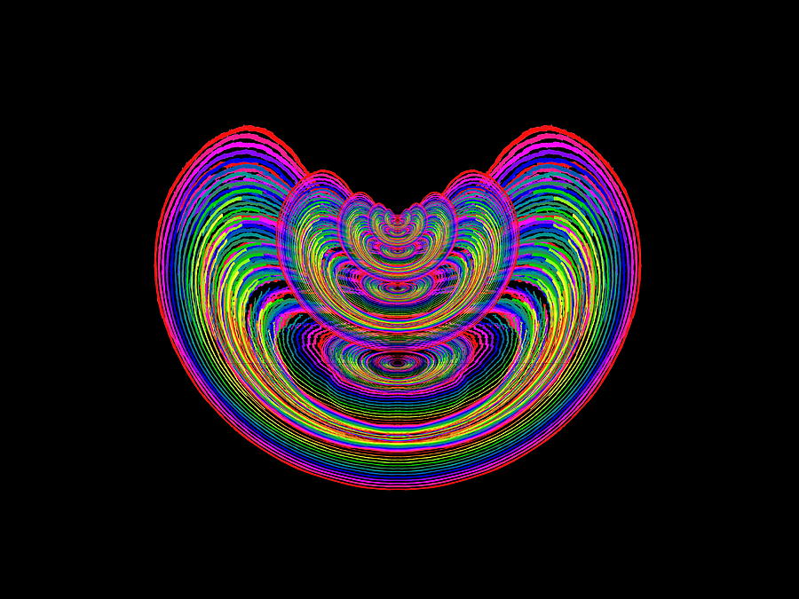 Tim Allen Digital Art - Kinetic Rainbow 57 by Tim Allen