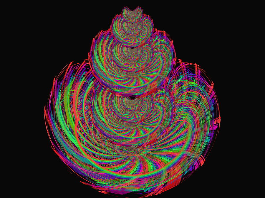 Kinetic Rainbow 67 Digital Art by Tim Allen