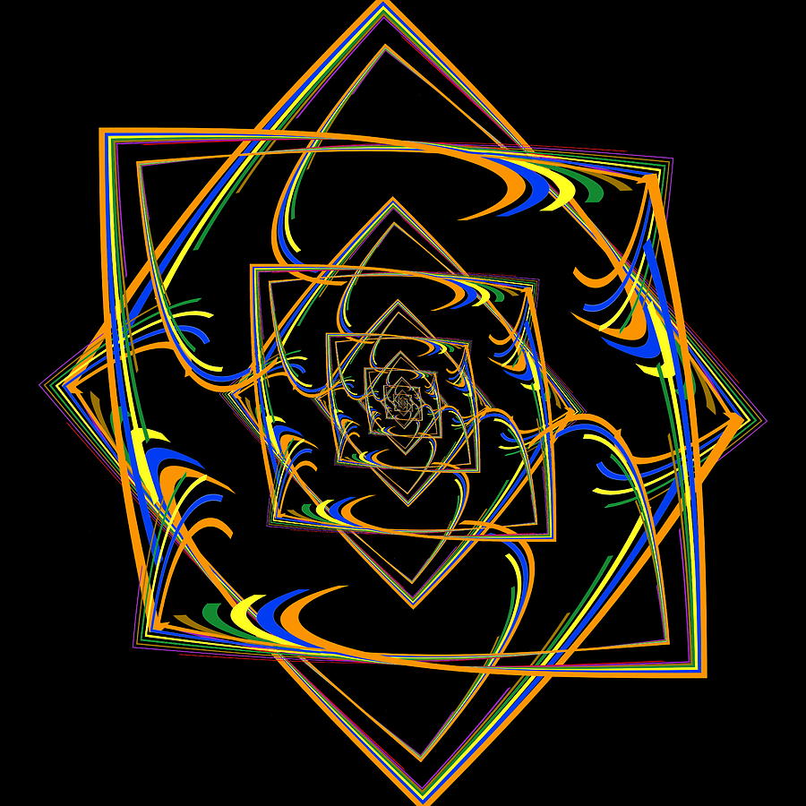 Tim Allen Digital Art - Kinetic Rainbow 8 by Tim Allen