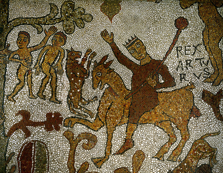 King Arthur Mosaic, 12th Century Photograph by Science Source
