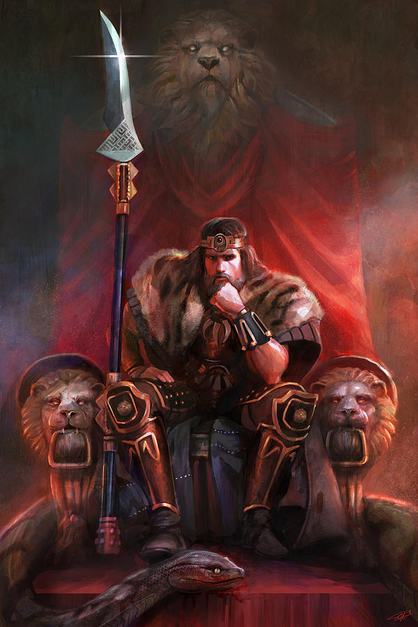 Fantasy Digital Art - King By His Own Hand by Steve Goad