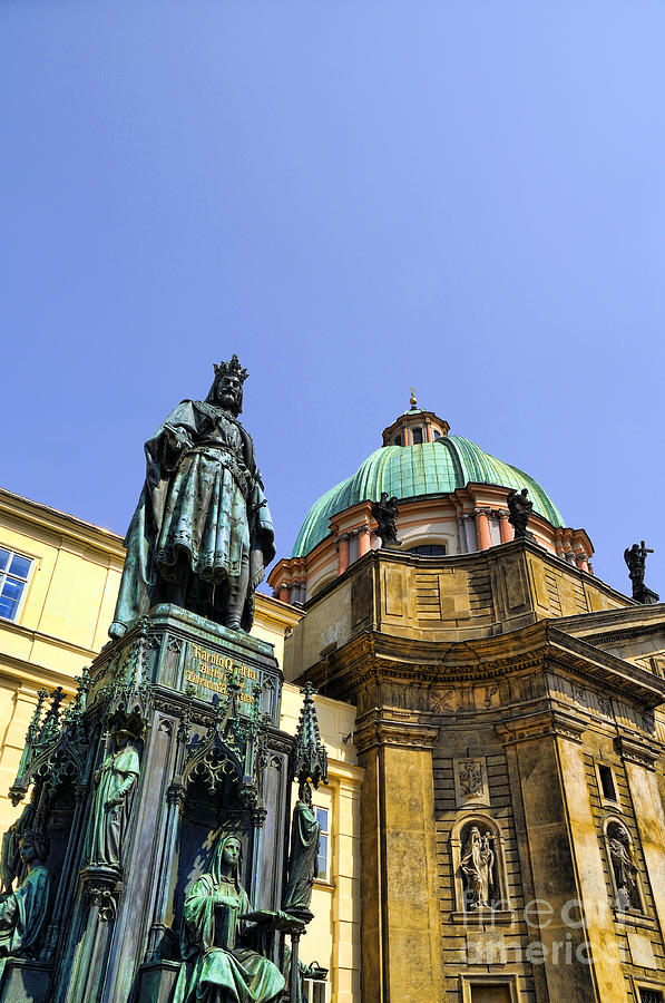 King Charles in Prague Photograph by Brenda Kean