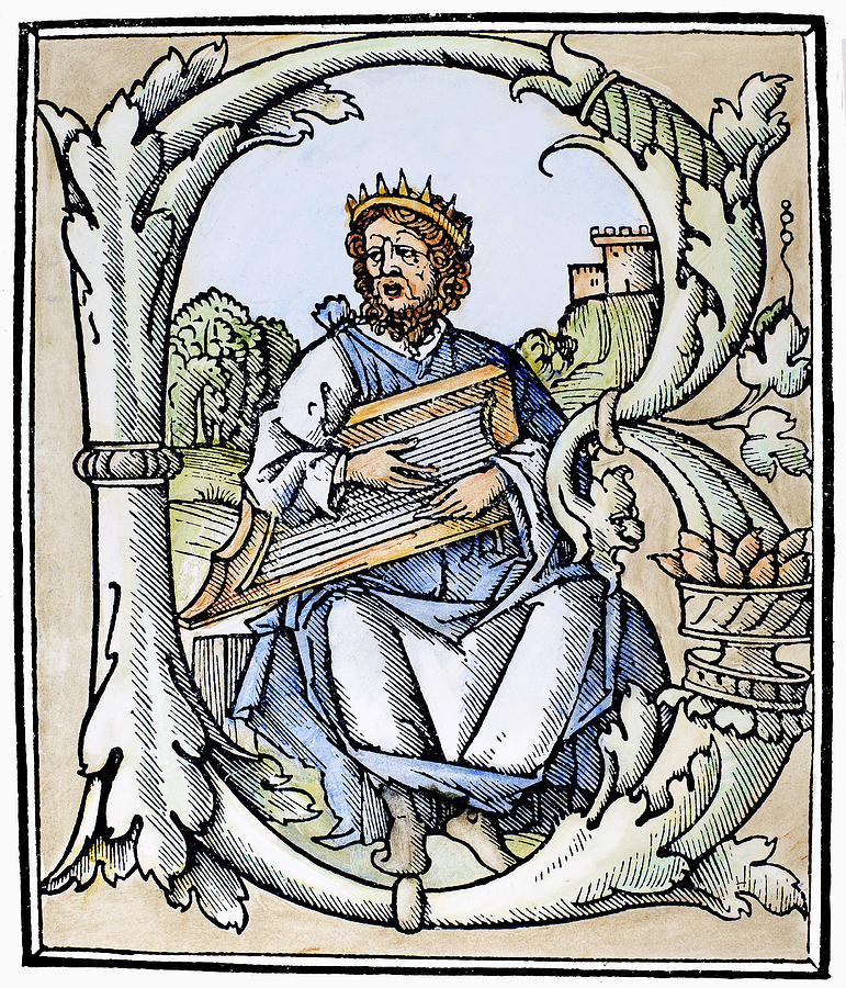 King David (d Painting by Granger