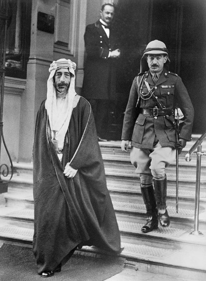 London Photograph - King Feisal of Iraq by Underwood Archives