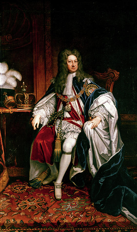 King George I Of England (1660-1727) Painting by Granger