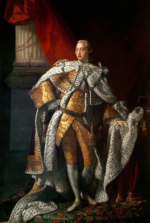 Portrait Photograph - King George IIi 1738-1820 C.1762-64 Oil On Canvas by Allan Ramsay